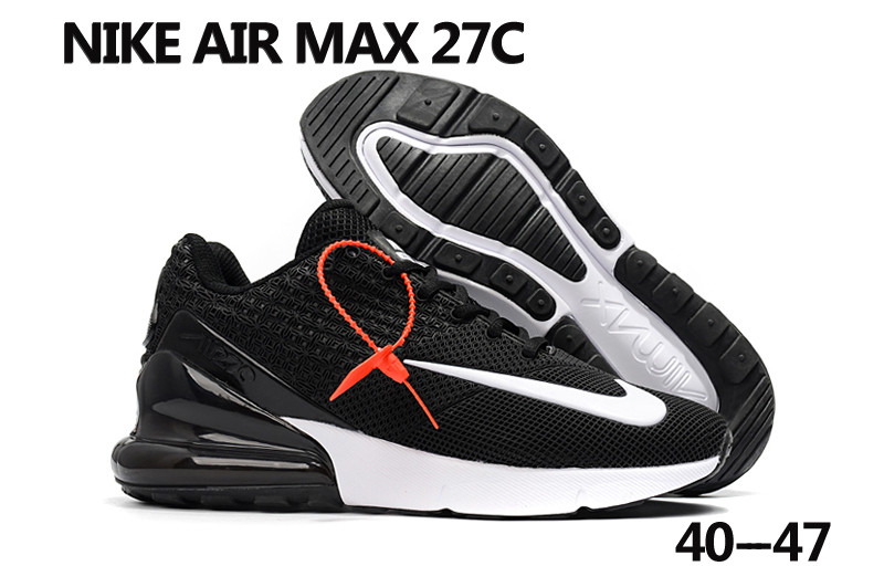 Nike Air Max 27C Black White Shoes